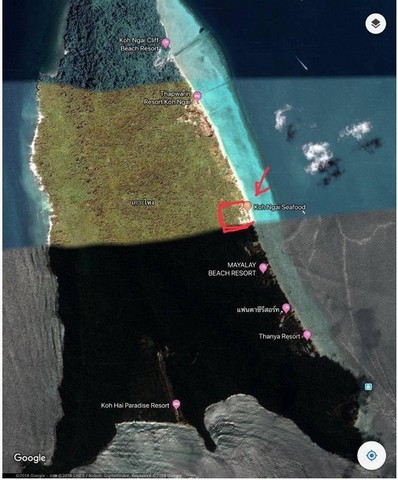 ขายที่ดินติดทะเล บนพื้นที่เกาะไหง เนื้อที่ 38 ไร่ 2 งาน 60 ตารางวา ลันตา กระบี่ ZJ097