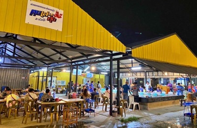 เซ้งร้าน บ่อตกกุ้ง-สวนอาหาร ซอยสามัคคี นนทบุรี บรรยากาศดี มีที่จอดรถกว่า 30 คัน เดินจากBTSได้