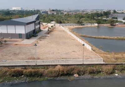 ขายที่ดินติดแม่น้ำท่าจีน พร้อมโรงงานและบ้านพักสร้างใหม่