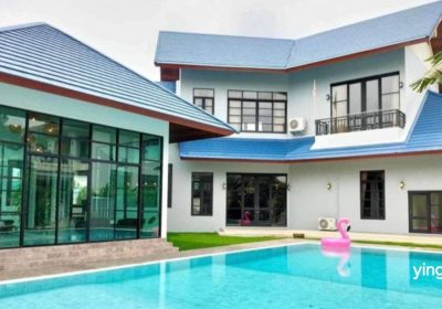 ให้เช่าบ้านเดี่ยว Private house pool villa ถนนศรีนครินทร์ ใกล้MRT ศรีนครินทร์38